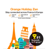 Orange Holiday Zen eSIM 12GB, 30Min. [Calls & 200 SMS from Europe to Worldwide + Unlimited Calls & SMS in Europe]